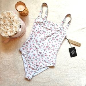NWT Reformation Bathing Suit One Piece - Style name: Eliza, Color: Beverly